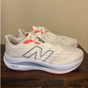 Mens New Balance Fuel Cell Walter Elite White/Orange (Dragonfly) Sneaker Sz 10.5